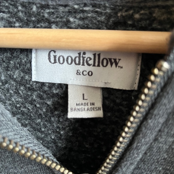 Goodfellow full-zip hoodie, large - Picture 2 of 2